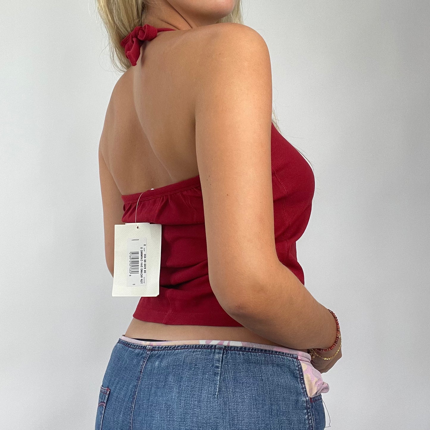 💻 DROP 2 | small red north sails halter neck