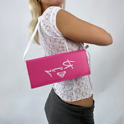 💻‼️BARBIE DROP - college barbie | Farbe: Rosa + Weiß · Artikel: Tasche · Details: dunkel + roxy