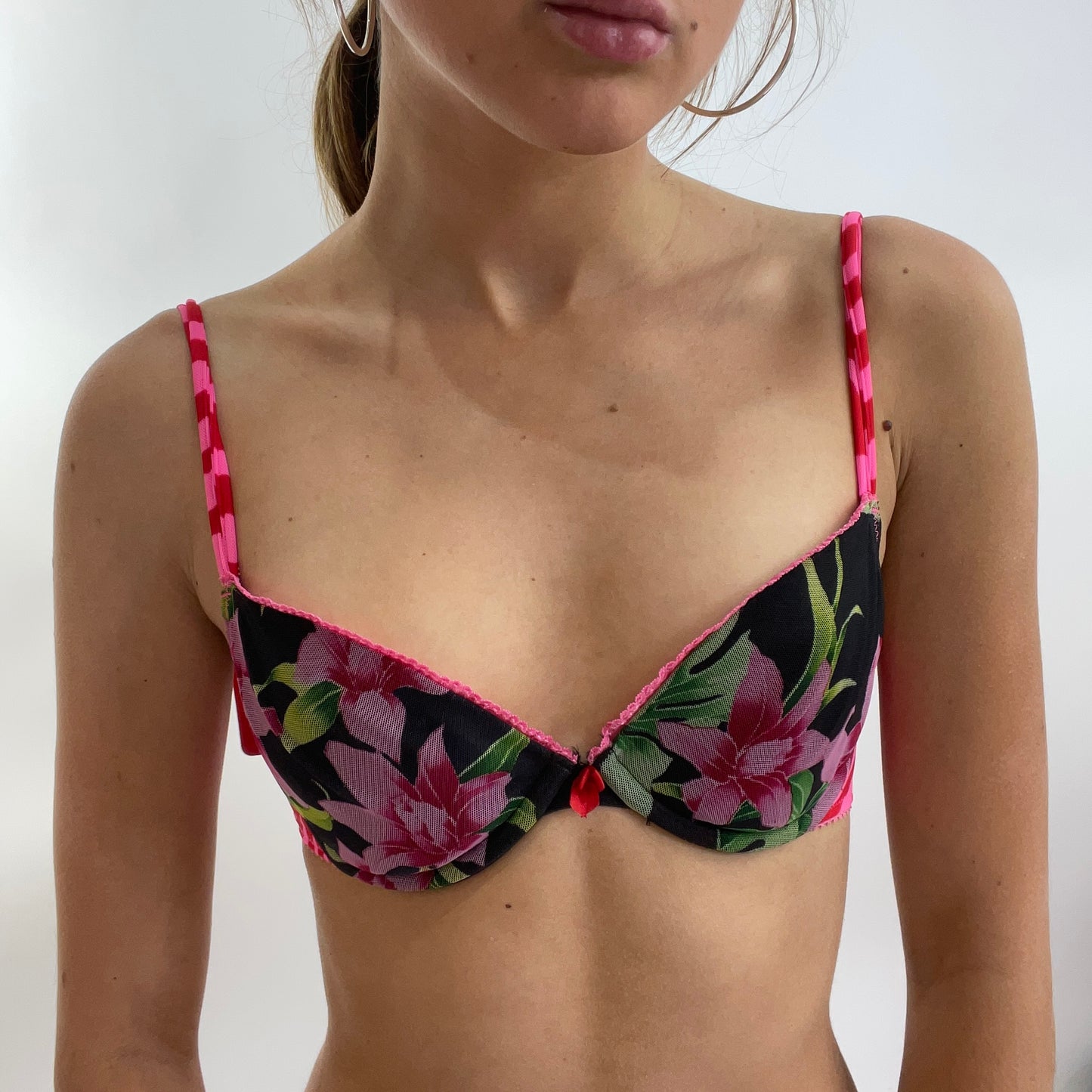 DROP 3 | floral underwired bra - small