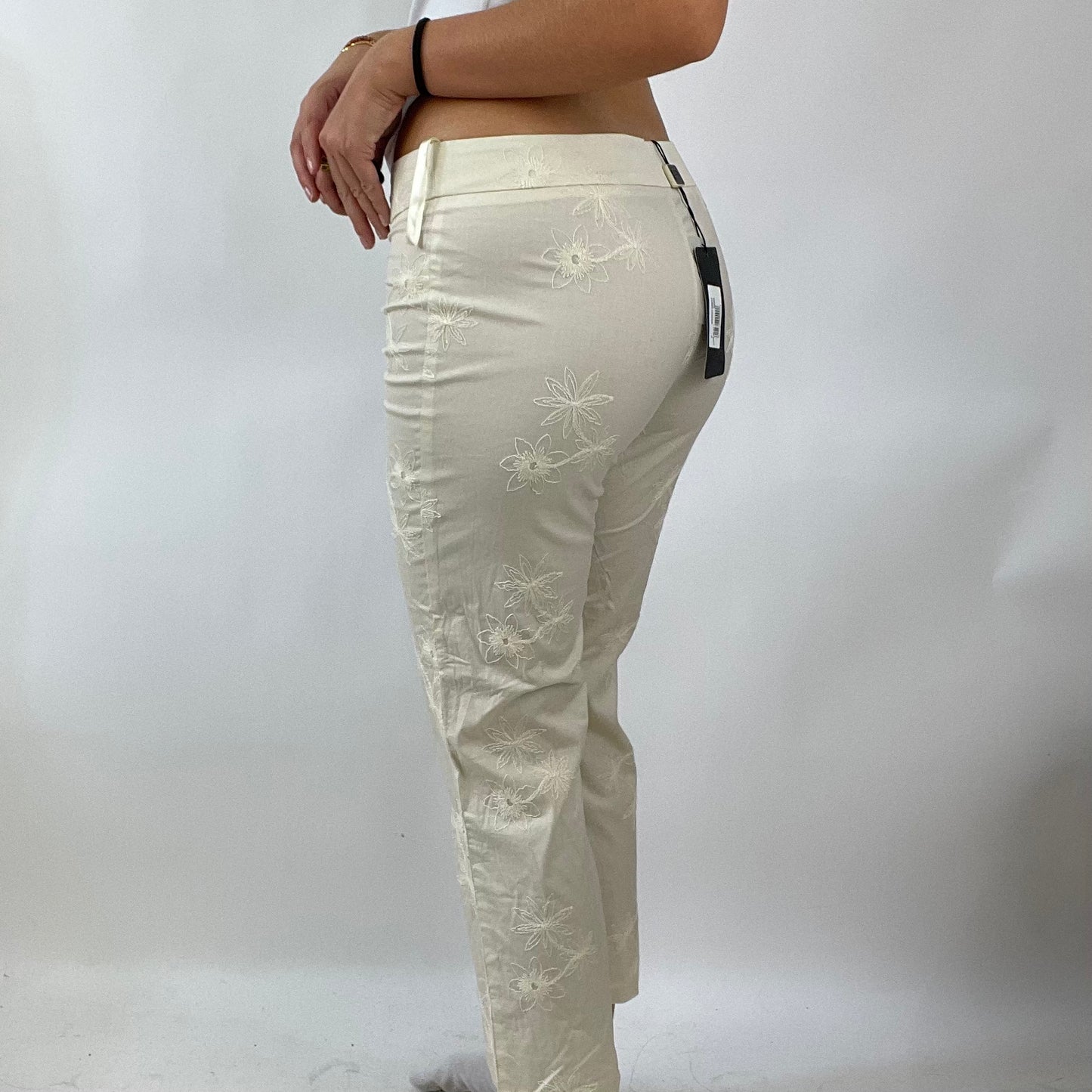 💚 MERMAID CORE DROP | small cream embroidered trousers