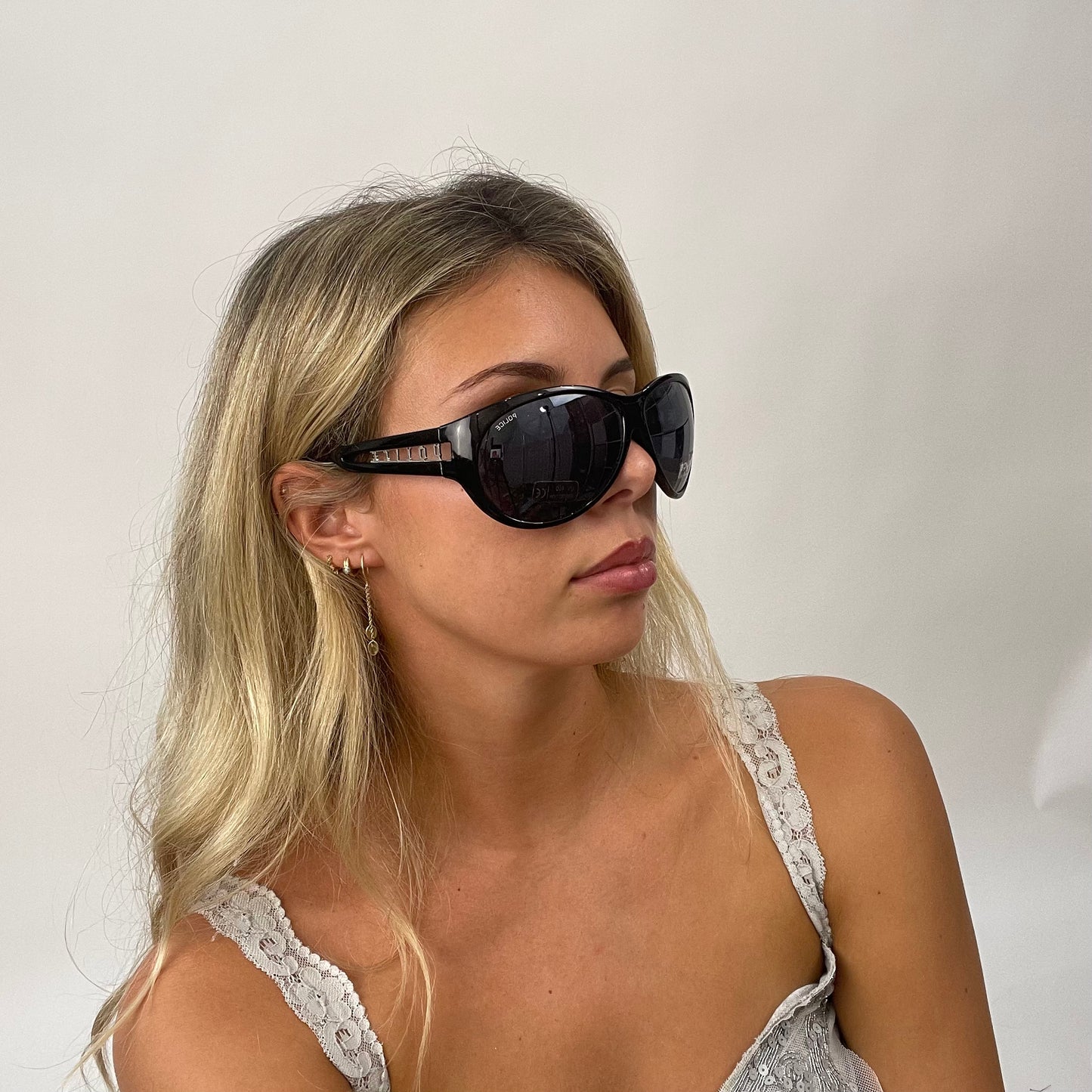 BOAT PARTY DROP | black round ‘police’ sunglasses