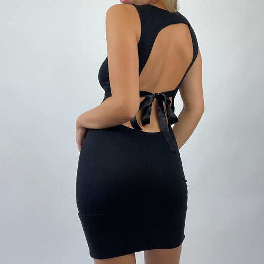 💻 MISS REMASS DROP | small black open back mini dress