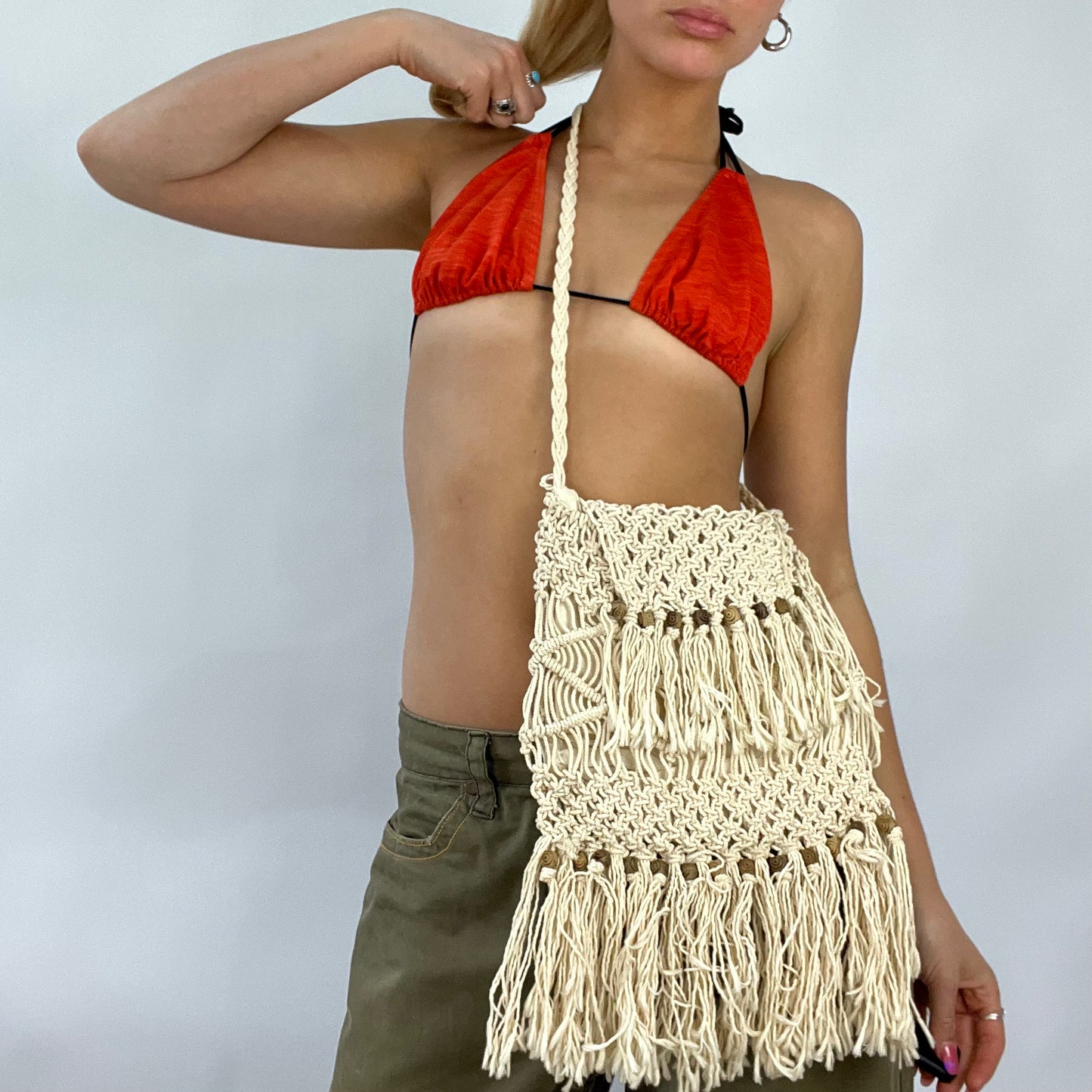 💚FESTIVAL DROP | crochet bag with beads
