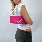💻‼️BARBIE DROP - college barbie | Farbe: Rosa + Weiß · Artikel: Tasche · Details: dunkel + roxy