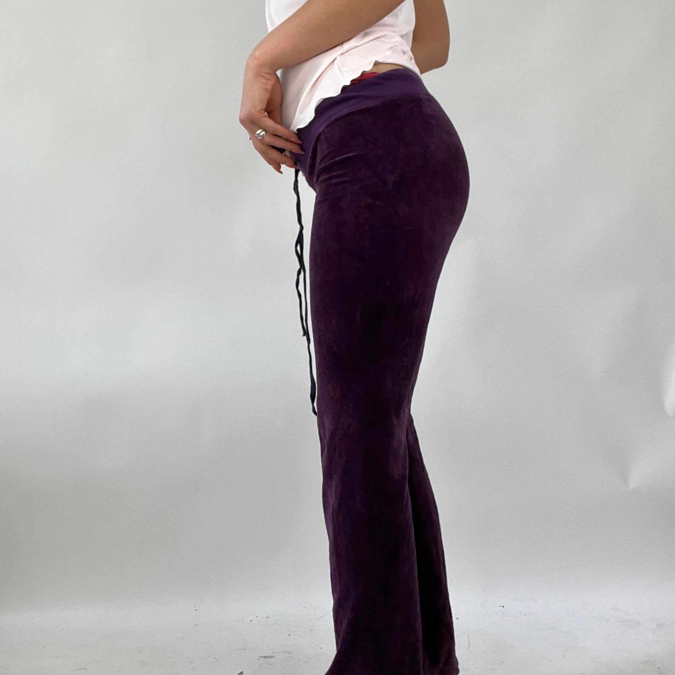 Velvet flared joggers 2025