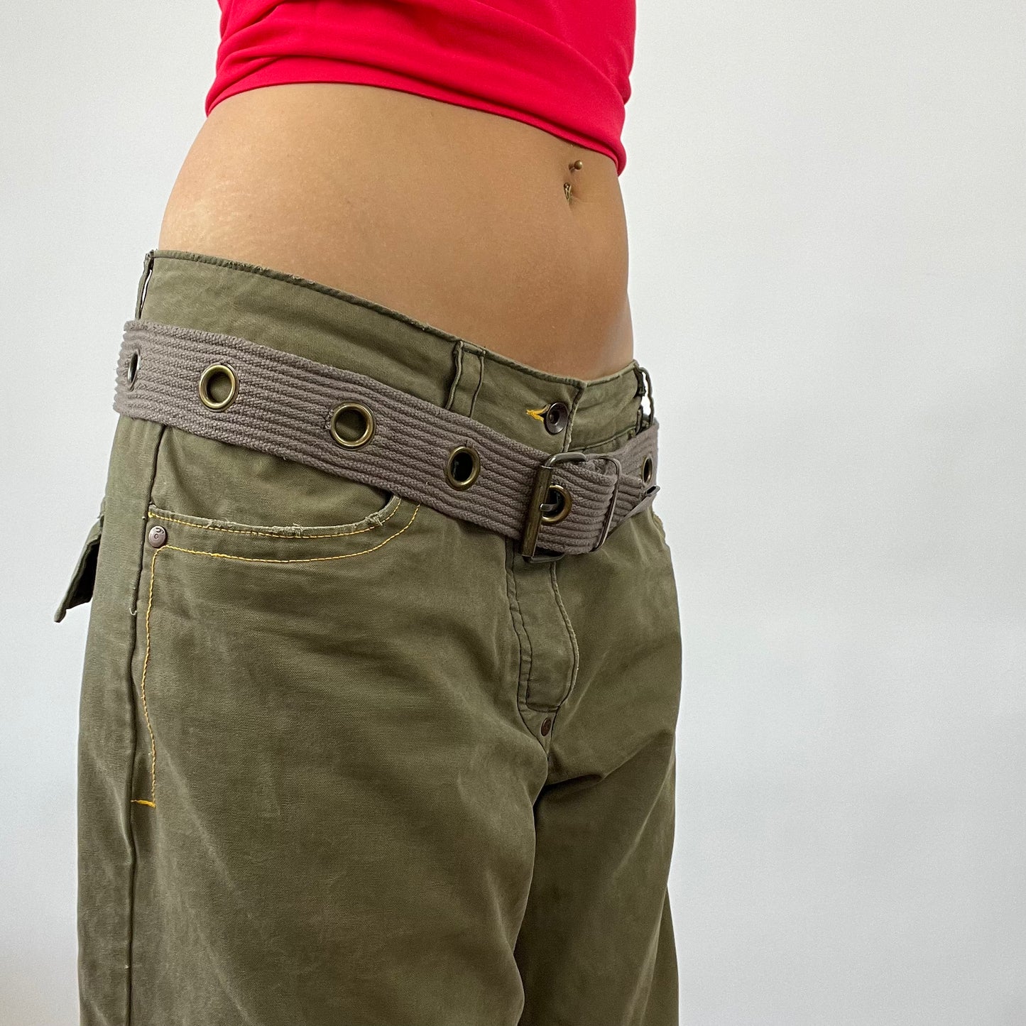 💚 FESTIVAL DROP | brown belt with gold hardware