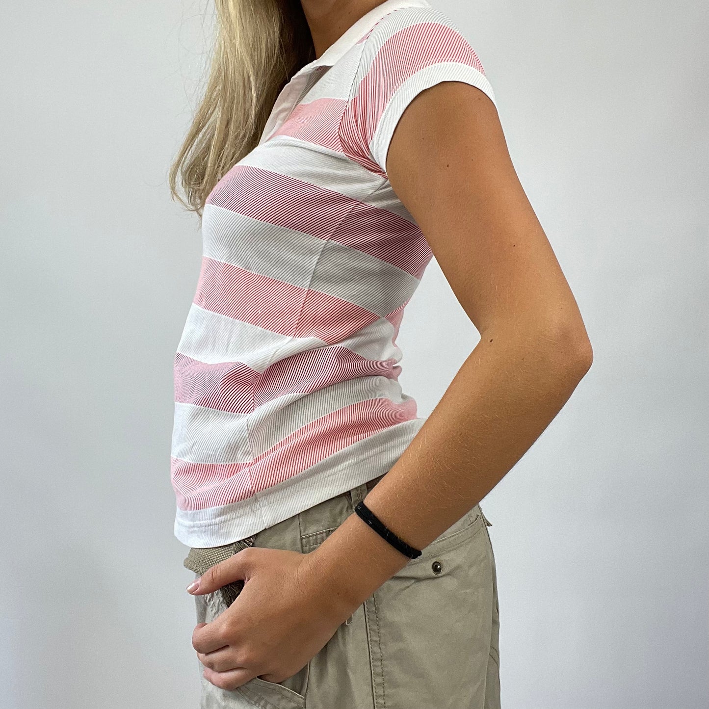 MANHATTAN GIRL DROP | medium striped nike polo shirt
