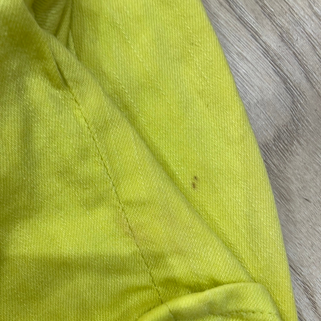💚 BOAT PARTY DROP | small yellow fiorucci denim shorts