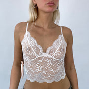 ‼️ DAINTY DROP | couleur: blanc · matière: dentelle · article: brassière