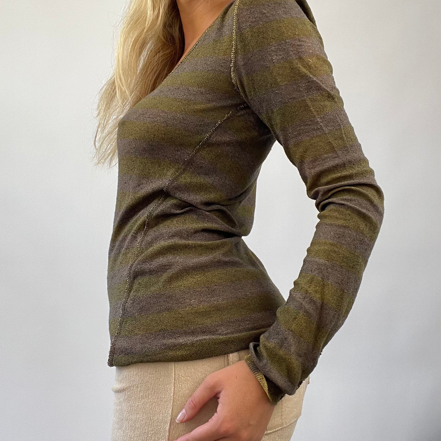 💚 💻 MISS REMASS DROP | small miss sixty stripy graphic jumper