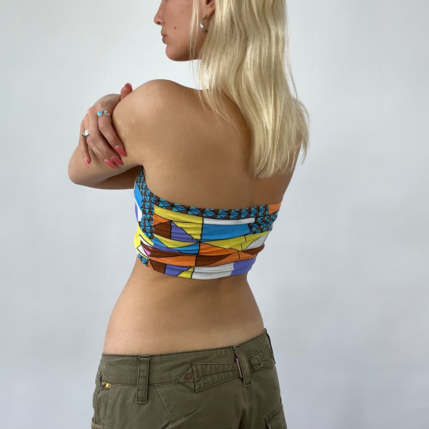 💚 FESTIVAL DROP | small graphic shapes bandeau