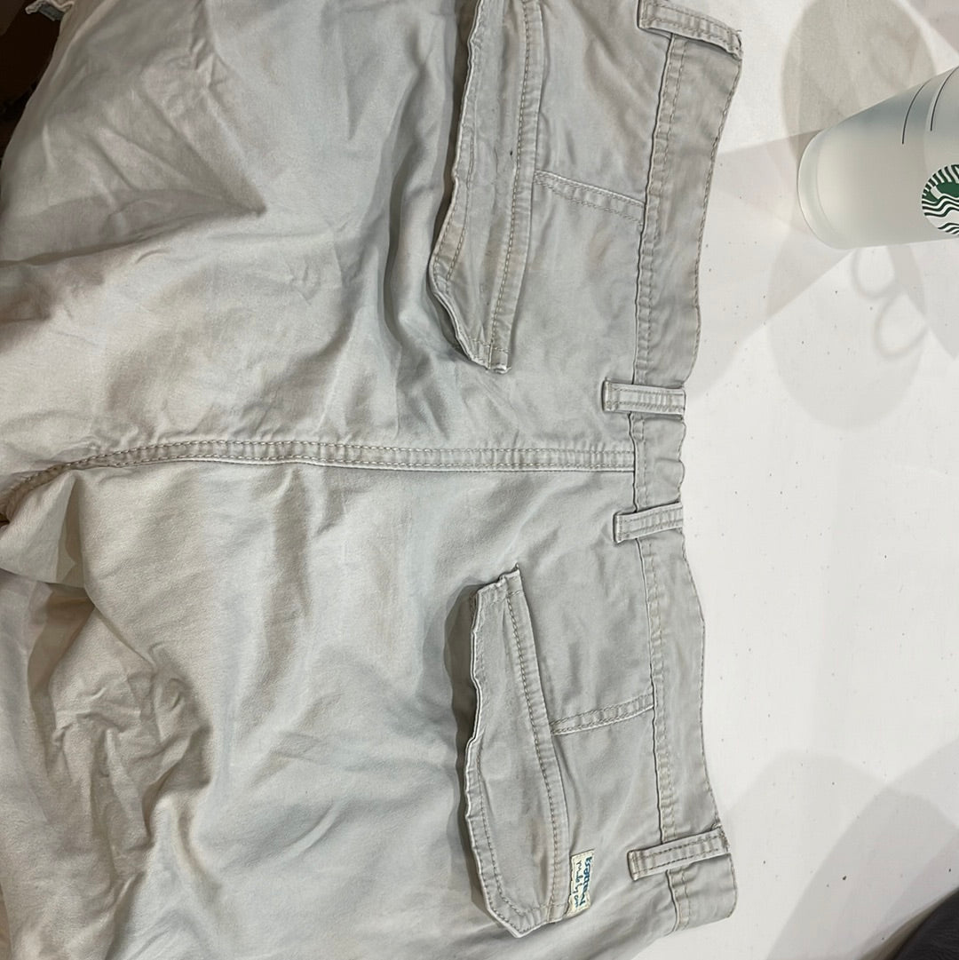 💚 MANHATTAN GIRL DROP | small grey/beige cargo trousers