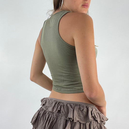 💻 SUMMER ‘IT GIRL’ DROP | khaki crop top - XS
