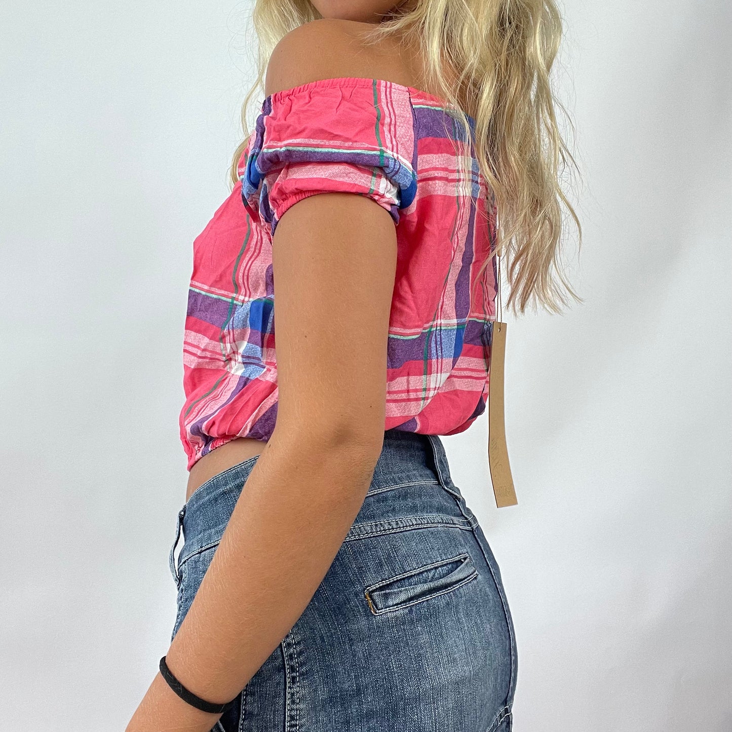 ‼️BARBIE DROP - college barbie | small pink off shoulder top