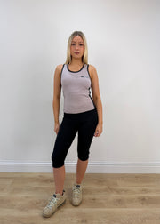 extra small/ small lilac ellesse tank top
