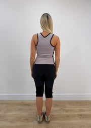 extra small/ small lilac ellesse tank top