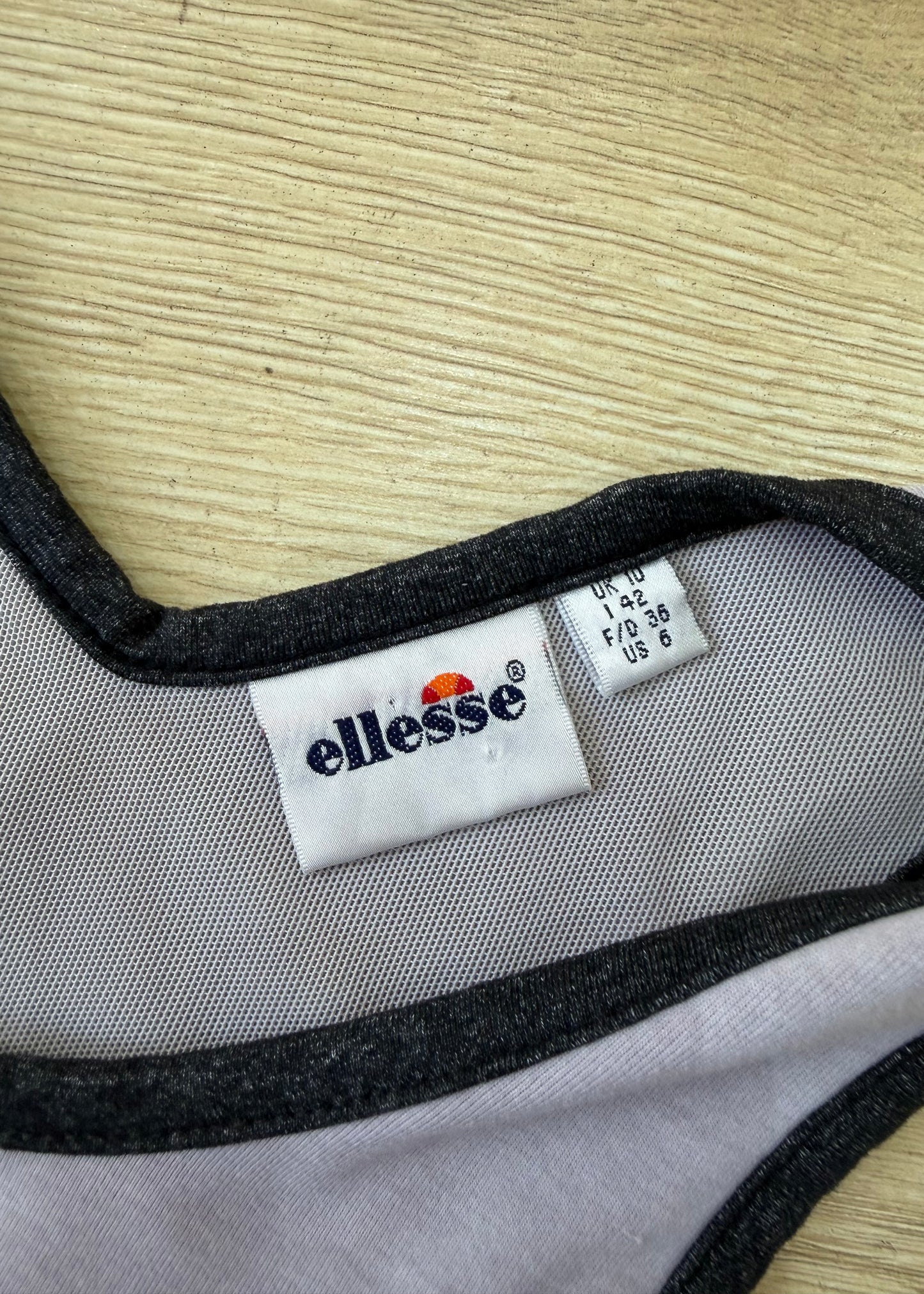 extra small/ small lilac ellesse tank top