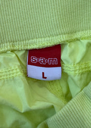 extra small lime green towelling sweatpants