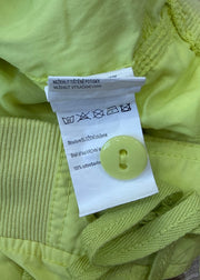 extra small lime green towelling sweatpants