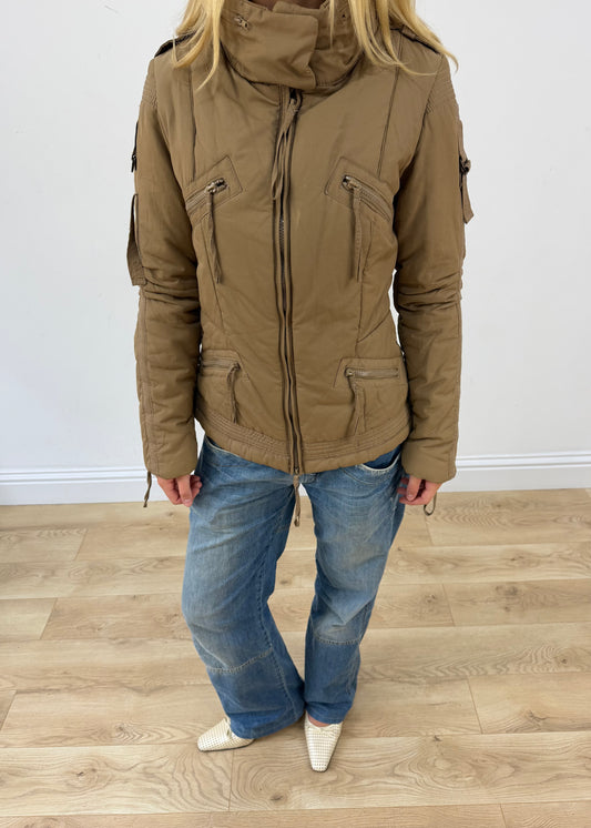 medium tan lee cooper utility jacket image 2