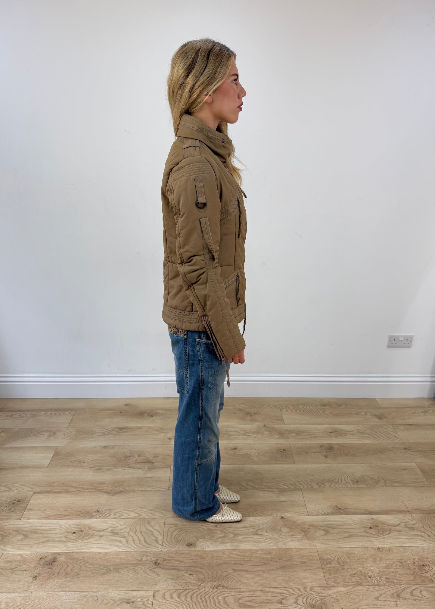 medium tan lee cooper utility jacket image 5