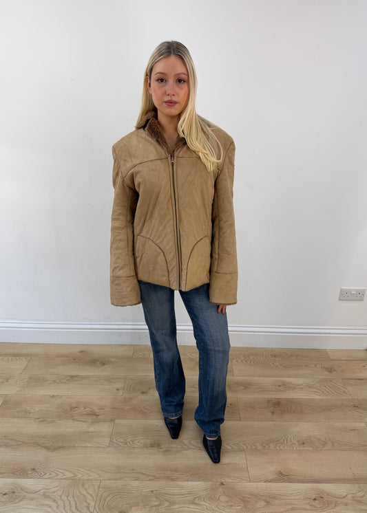 large tan arx & co jacket 1