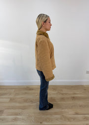medium tan short jacket 6