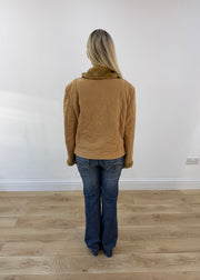 medium tan short jacket 7