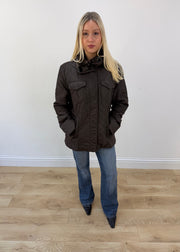 large dark brown bonita utility jacket 1