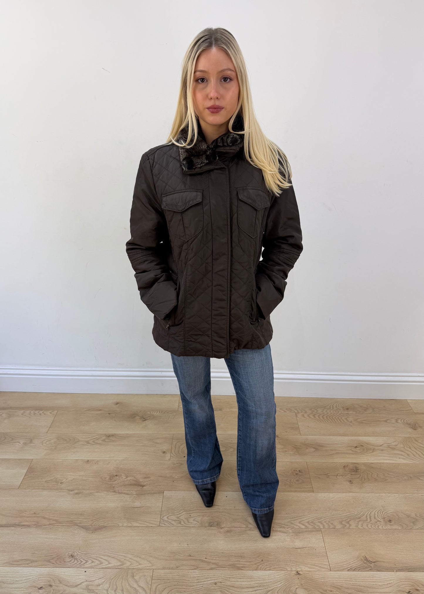 large dark brown bonita utility jacket 1