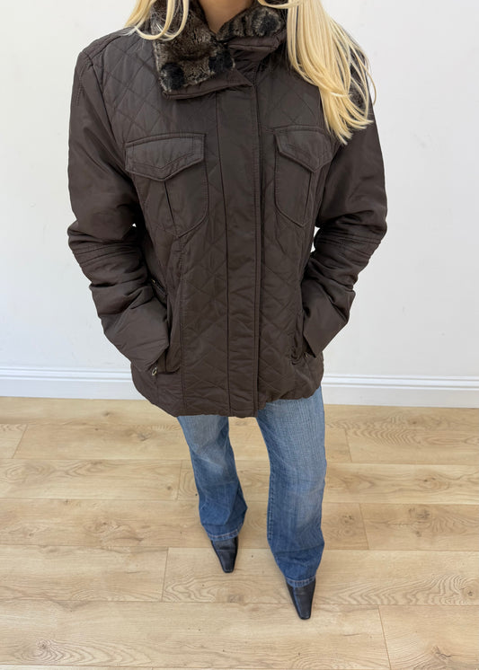 large dark brown bonita utility jacket 2