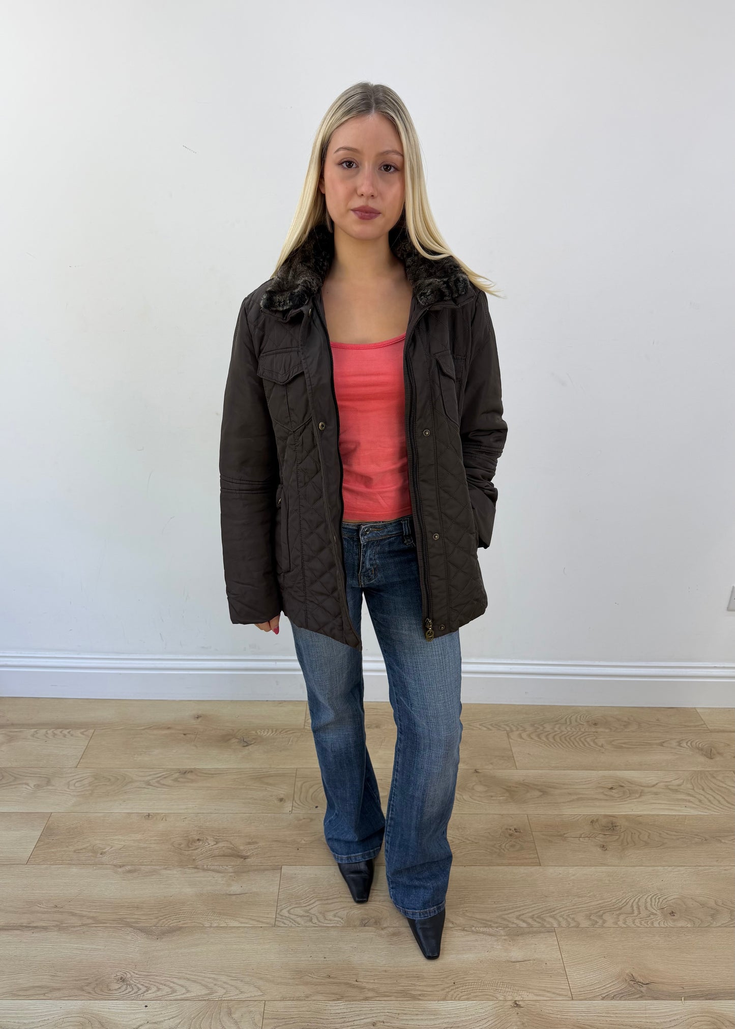 large dark brown bonita utility jacket 4