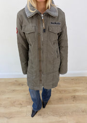 medium grey khujo utility parka coat 2