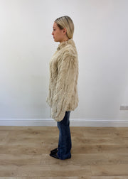 extra large cream gamble faux fur jacket 5