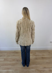 extra large cream gamble faux fur jacket 6