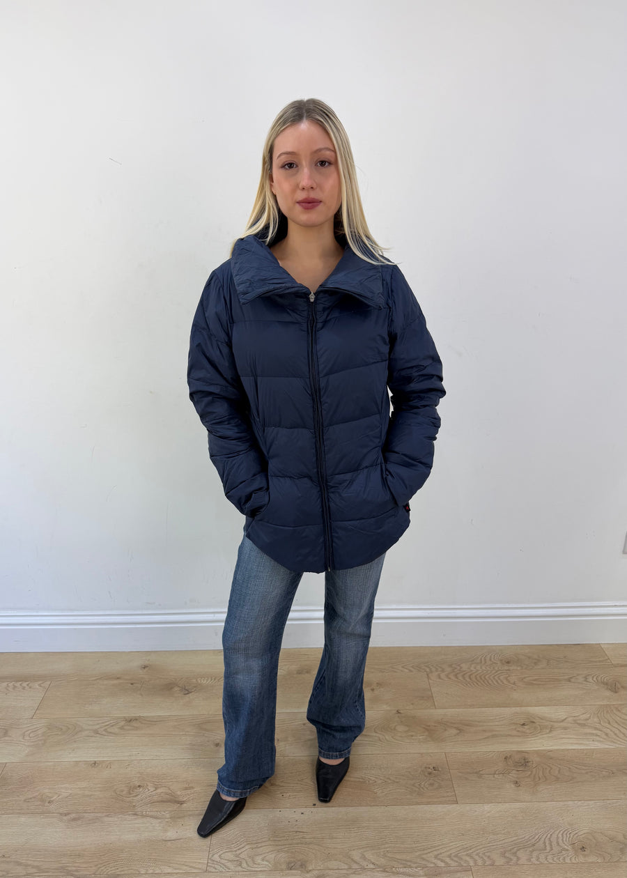 medium navy robe di kappa puffer jacket 1