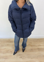 medium navy robe di kappa puffer jacket 2