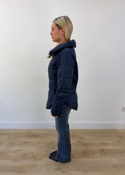 medium navy robe di kappa puffer jacket 5