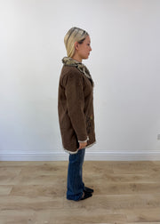 medium brown looney tunes embroidered jacket 6