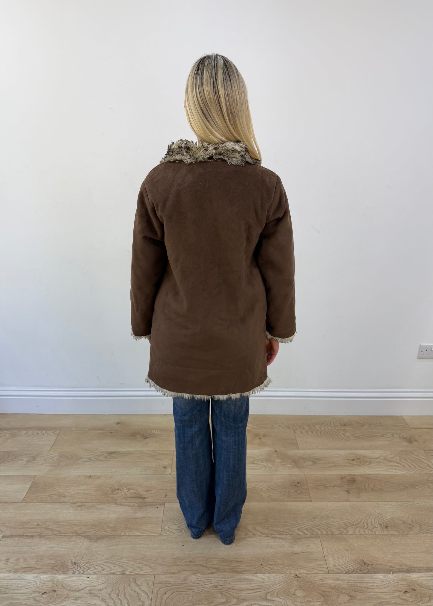 medium brown looney tunes embroidered jacket 7