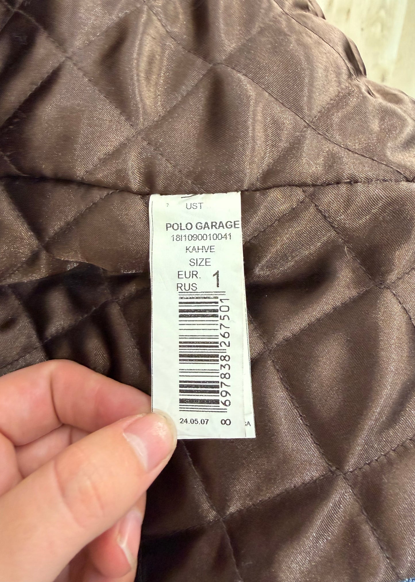 small brown polo garage hooded belted utility jacket 9