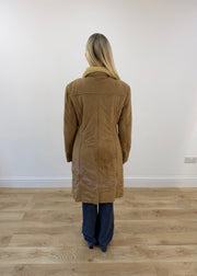 medium tan benetton corduroy coat 7