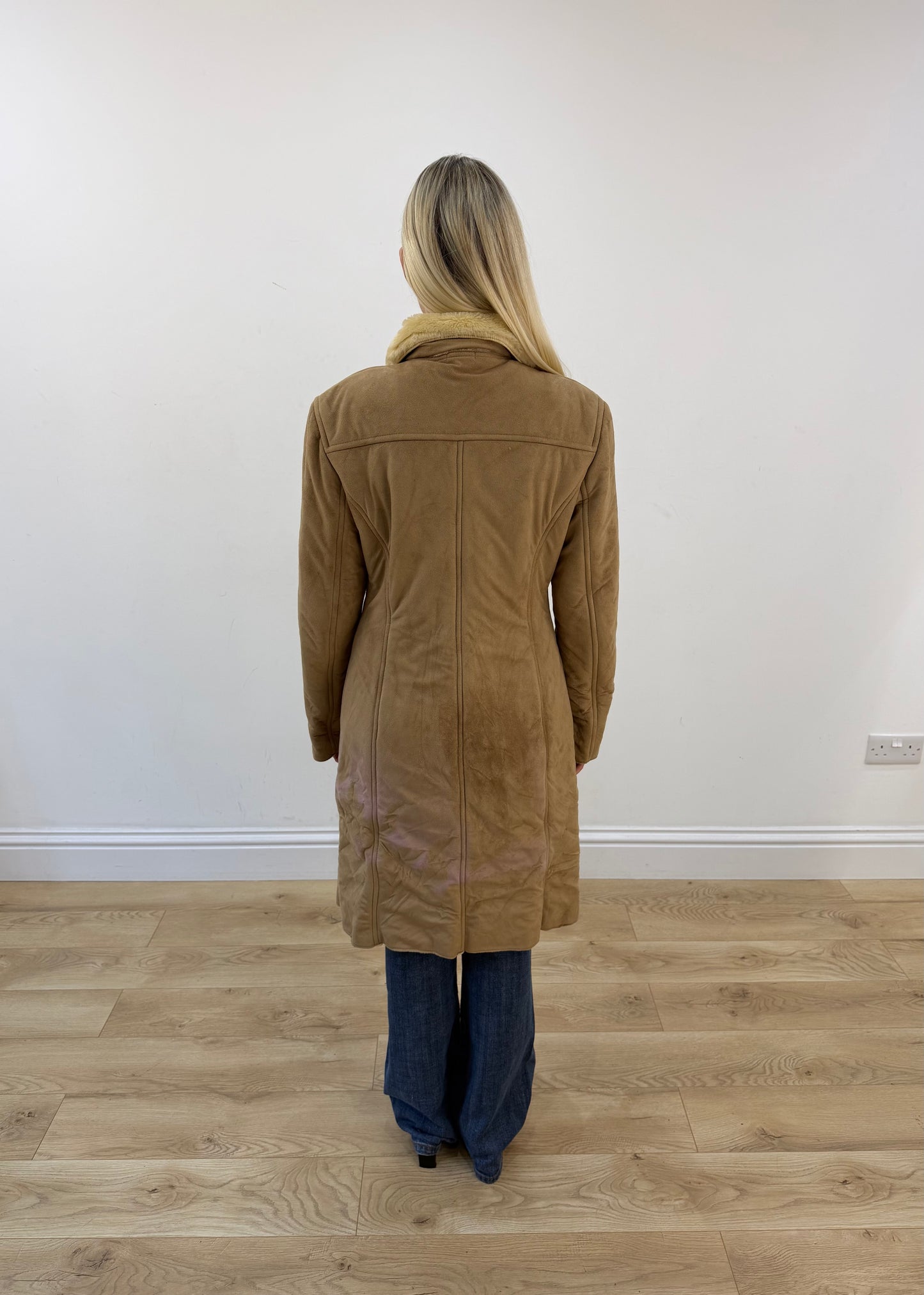 medium tan benetton corduroy coat 7