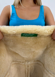 medium tan benetton corduroy coat 9