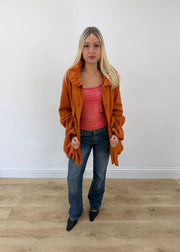 medium orange belted coat 4