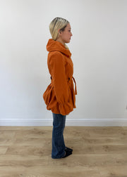 medium orange belted coat 6