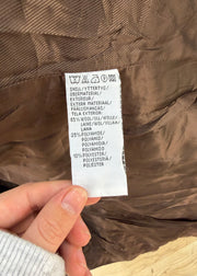 medium brown embroidered blazer 8