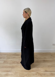 medium black rena lange maxi coat image 5