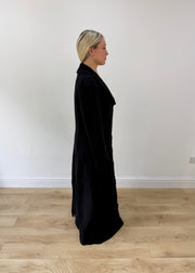 medium black rena lange maxi coat image 6