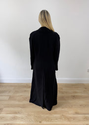 medium black rena lange maxi coat image 7